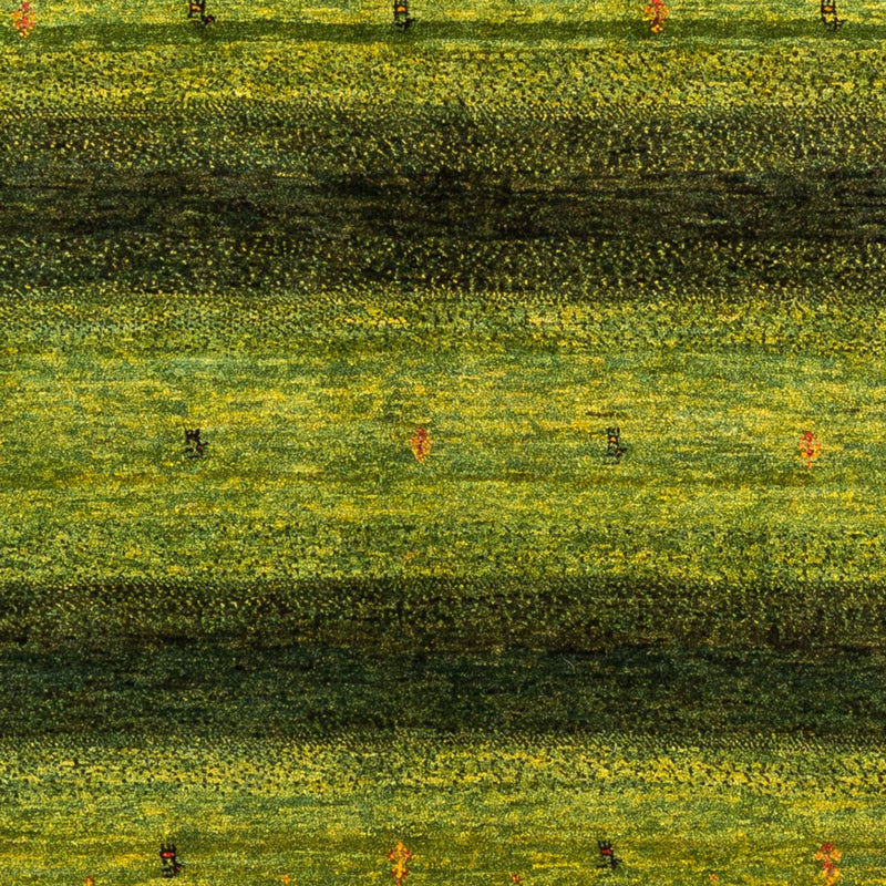 Gabbeh Rug - Loribaft Perser - 200 x 159 cm - green