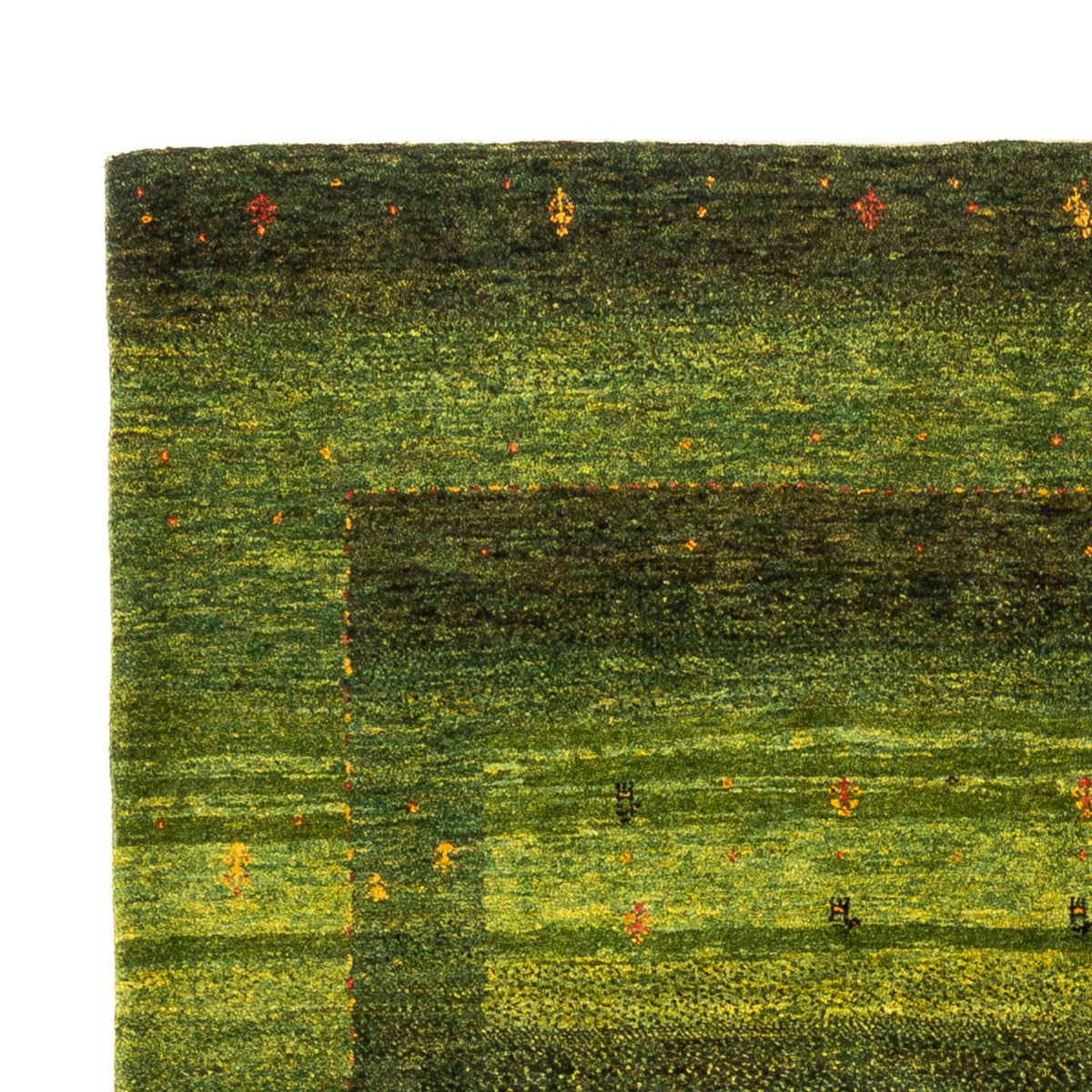 Gabbeh Rug - Loribaft Perser - 200 x 159 cm - green