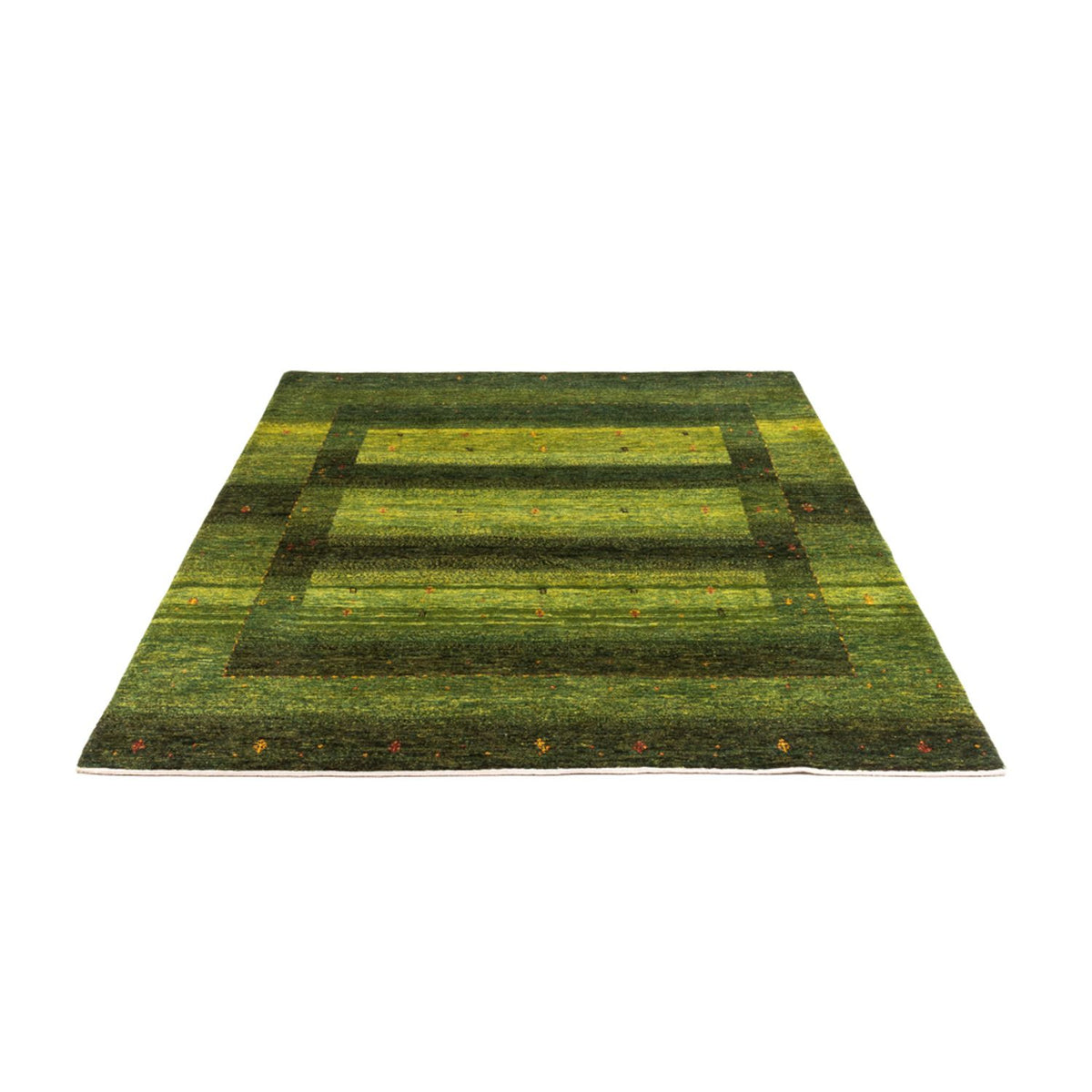 Gabbeh Rug - Loribaft Perser - 200 x 159 cm - green