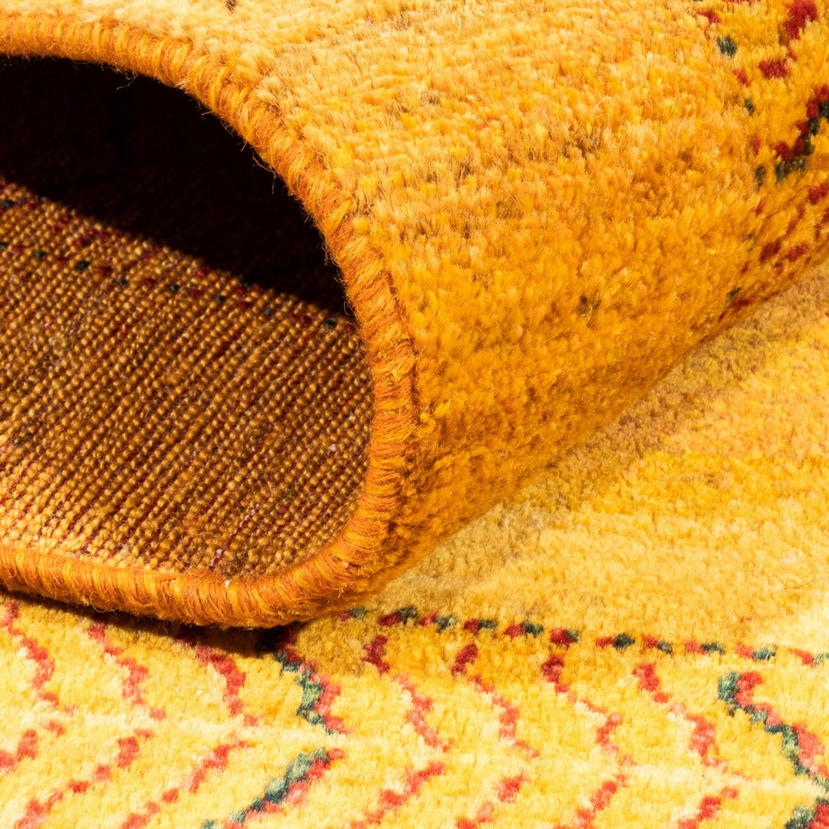 Gabbeh Rug - Loribaft Perser - Royal - 198 x 152 cm - gold