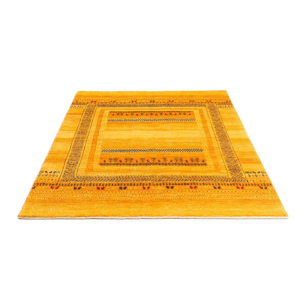 Gabbeh Rug - Loribaft Perser - Royal - 205 x 144 cm - gold