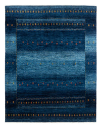 Gabbeh Rug - Loribaft Perser - 207 x 157 cm - blue