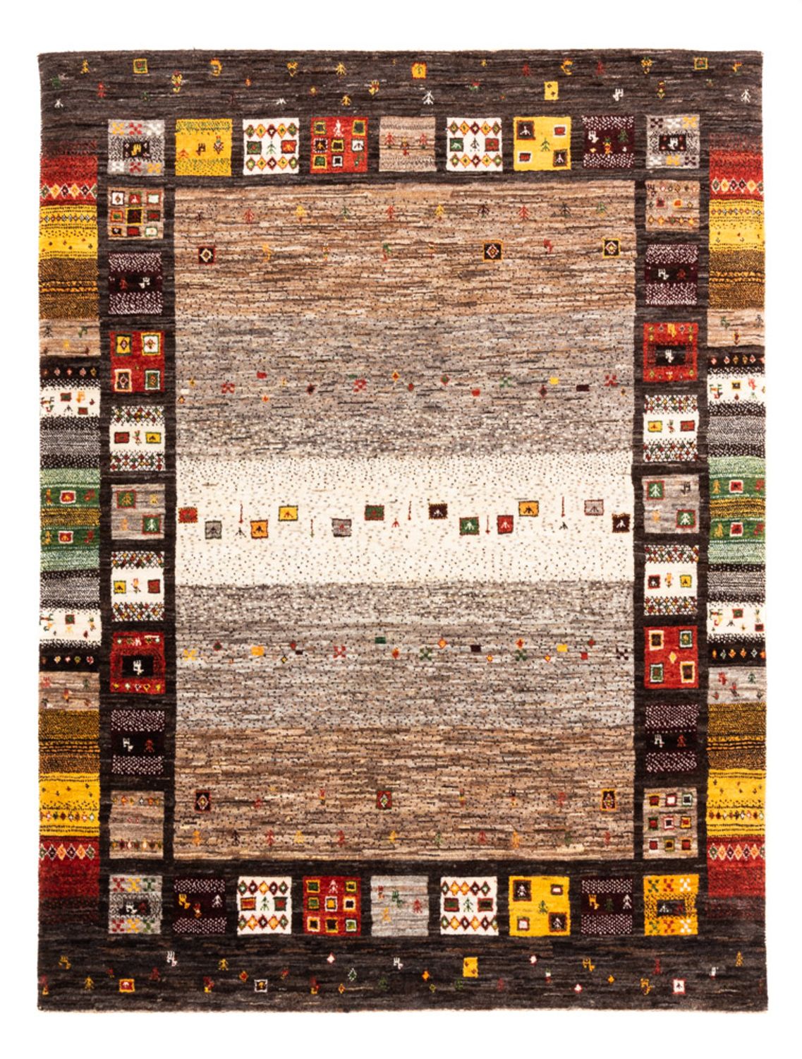 Gabbeh Rug - Loribaft Perser - Royal - 204 x 153 cm - multicolored