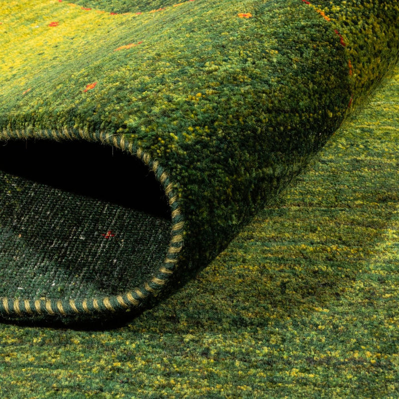 Gabbeh Rug - Loribaft Perser - 207 x 154 cm - green