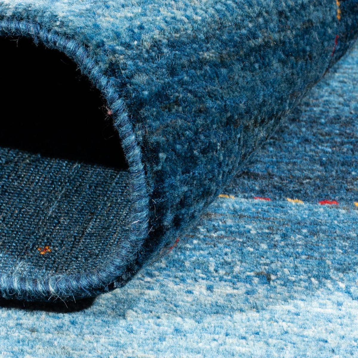 Gabbeh Rug - Loribaft Perser - 209 x 154 cm - blue