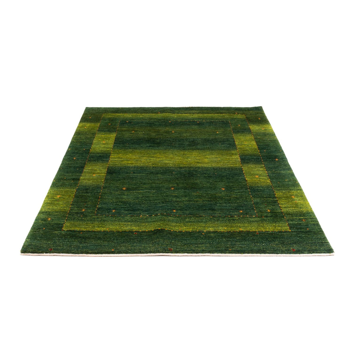 Gabbeh Rug - Loribaft Perser - 198 x 146 cm - green