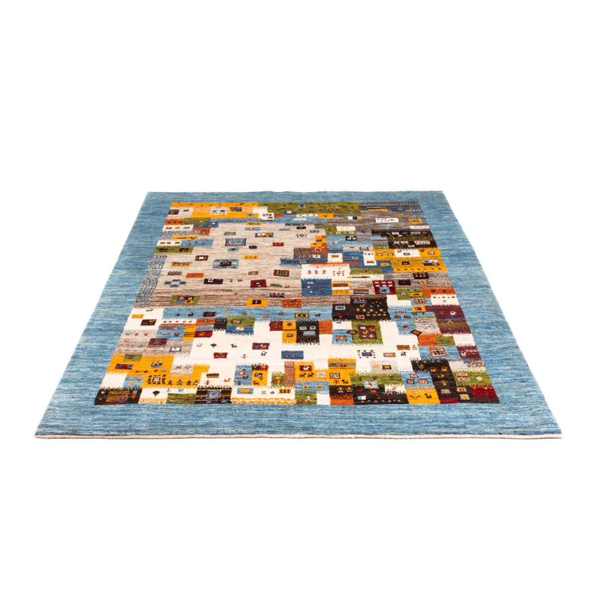 Gabbeh Rug - Loribaft Perser - Royal - 201 x 150 cm - blue