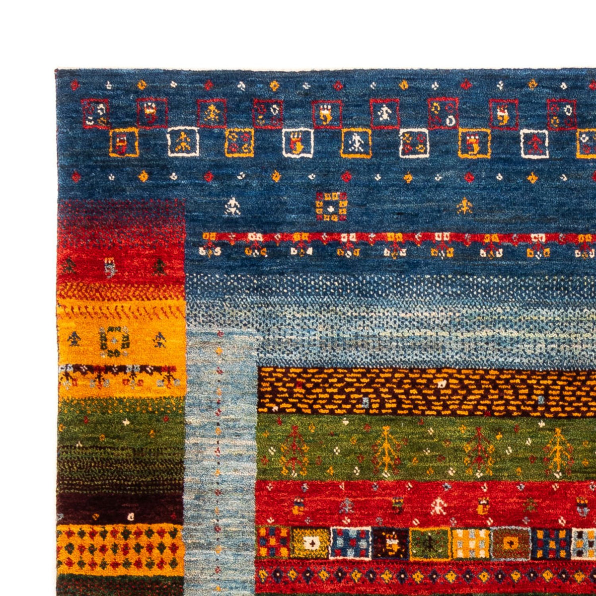 Gabbeh Rug - Loribaft Perser - Royal - 194 x 165 cm - multicolored