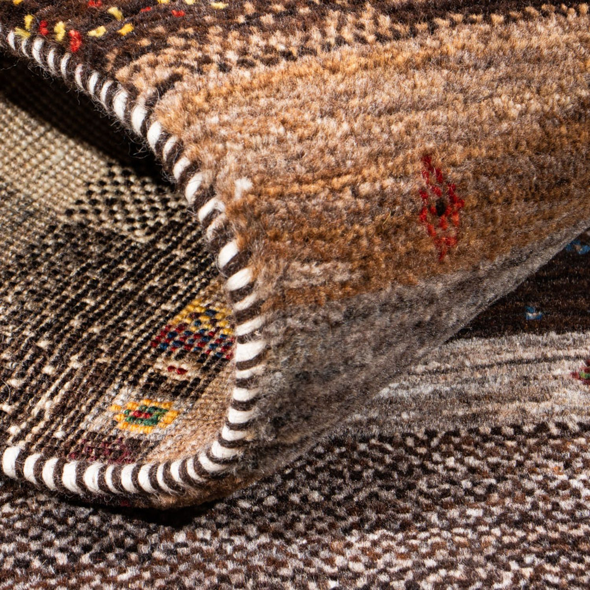 Gabbeh Rug - Loribaft Perser - Royal - 129 x 84 cm - multicolored