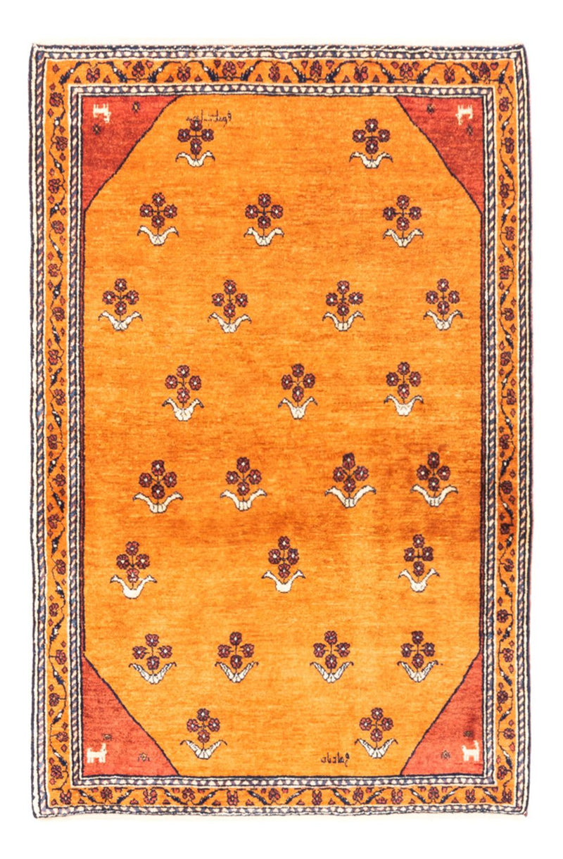 Gabbeh Rug - Perser - 148 x 105 cm - gold