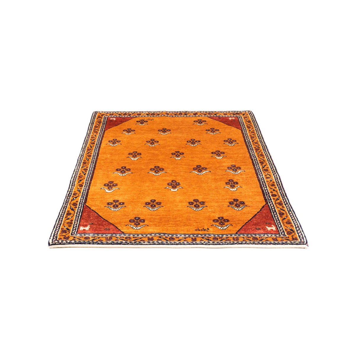 Gabbeh Rug - Perser - 148 x 105 cm - gold