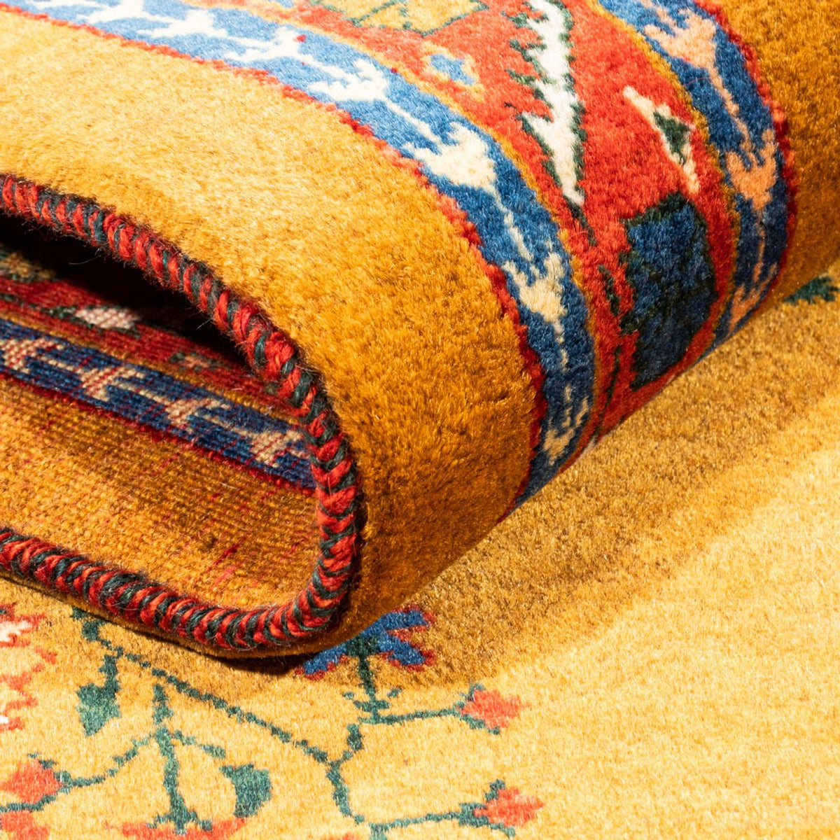 Gabbeh Rug - Perser - 150 x 100 cm - gold