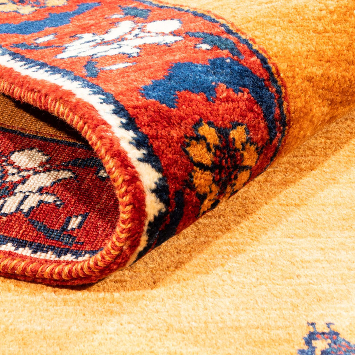 Gabbeh Rug - Perser - 162 x 107 cm - gold