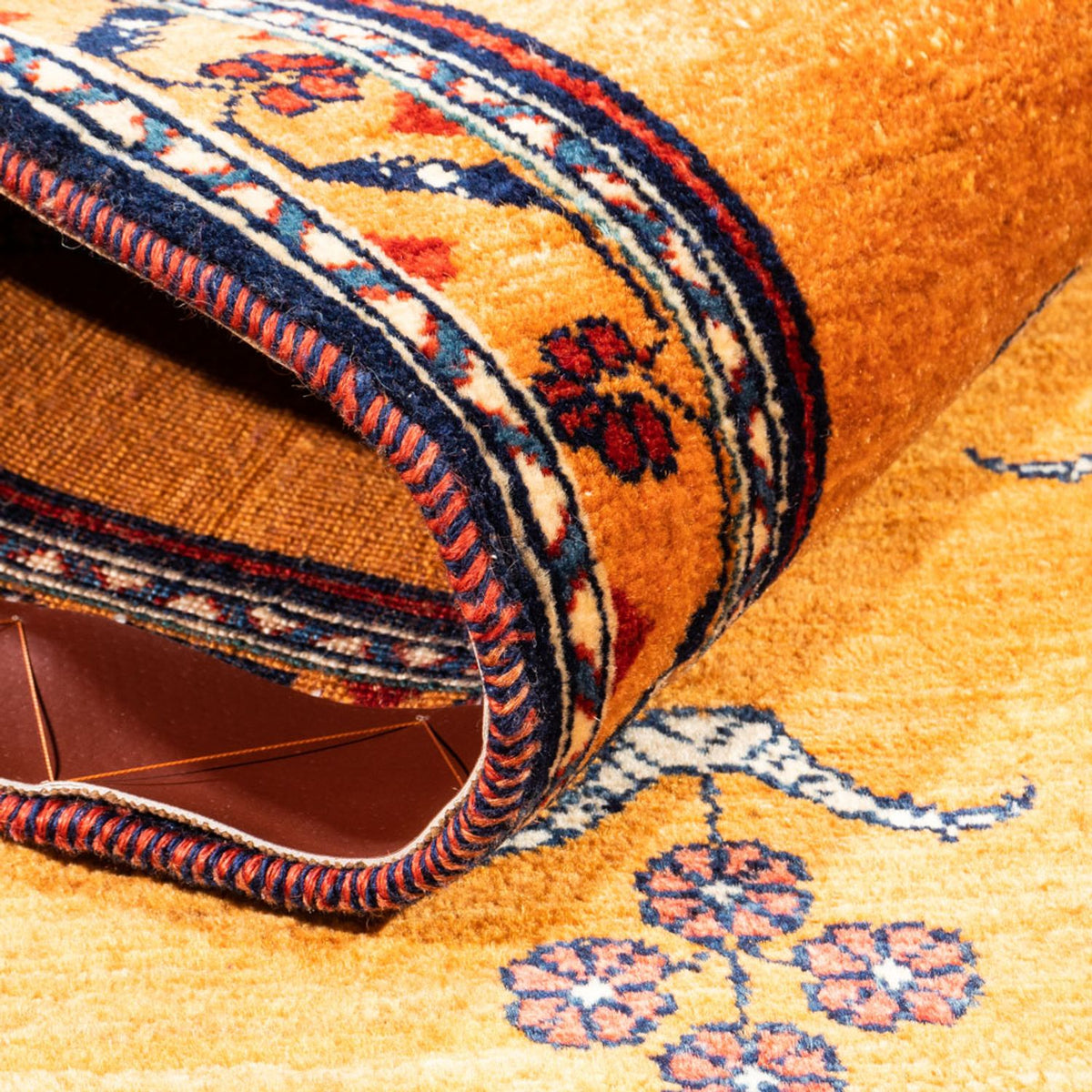 Gabbeh Rug - Perser - 150 x 102 cm - gold