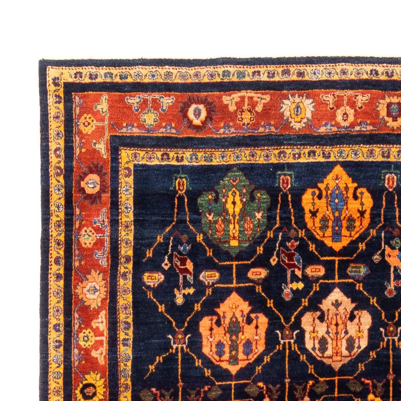 Persian Gabbeh Rug 257x185cm - Perserteppich Wollteppich
