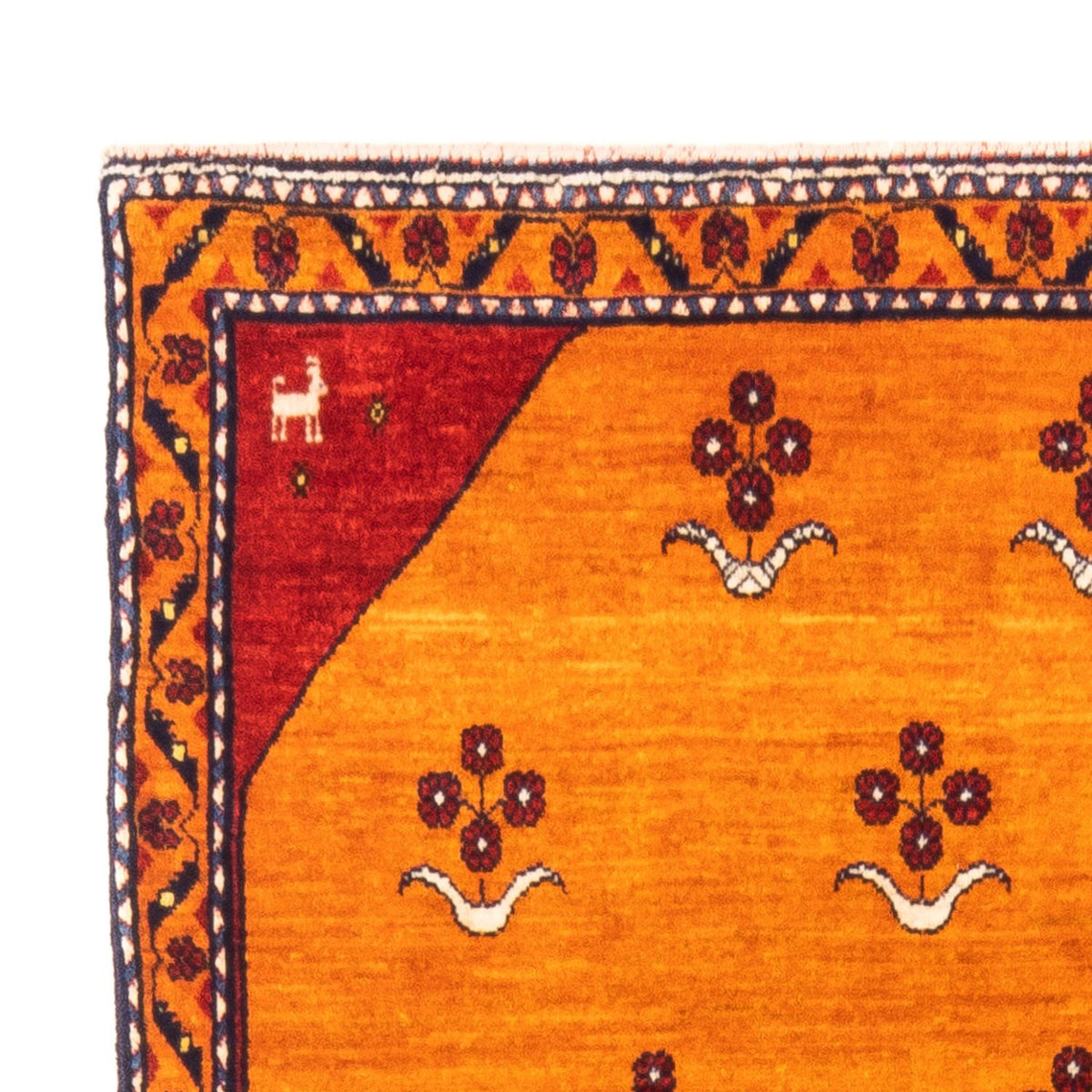 Gabbeh Rug - Perser - 155 x 104 cm - gold