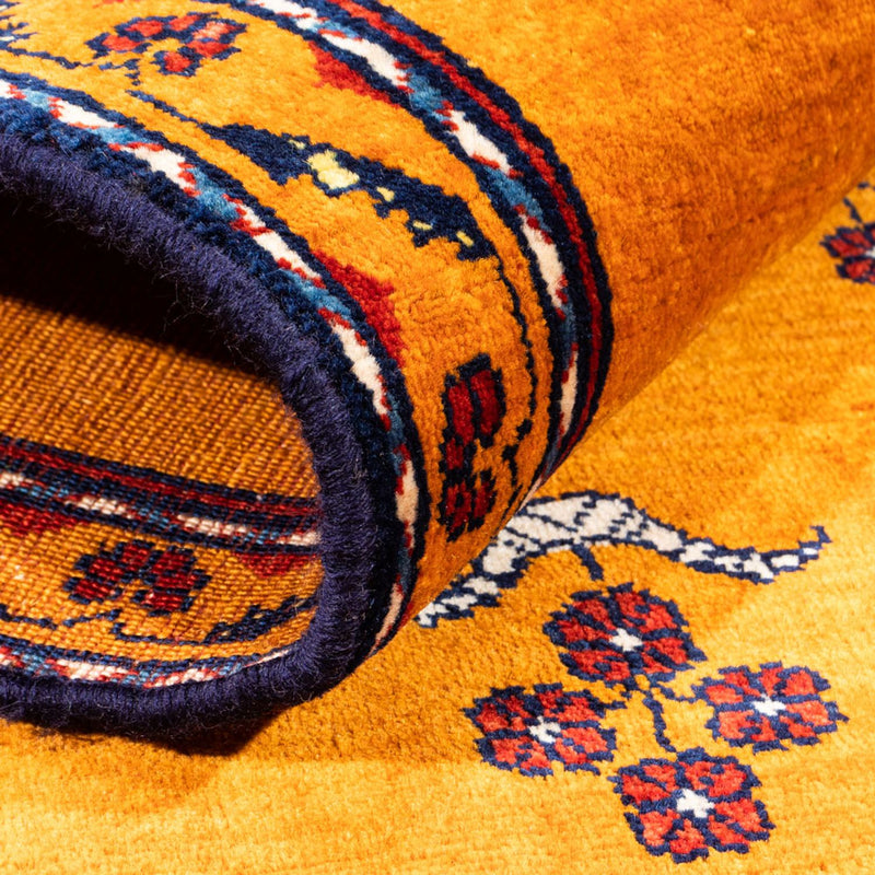 Gabbeh Rug - Perser - 155 x 104 cm - gold