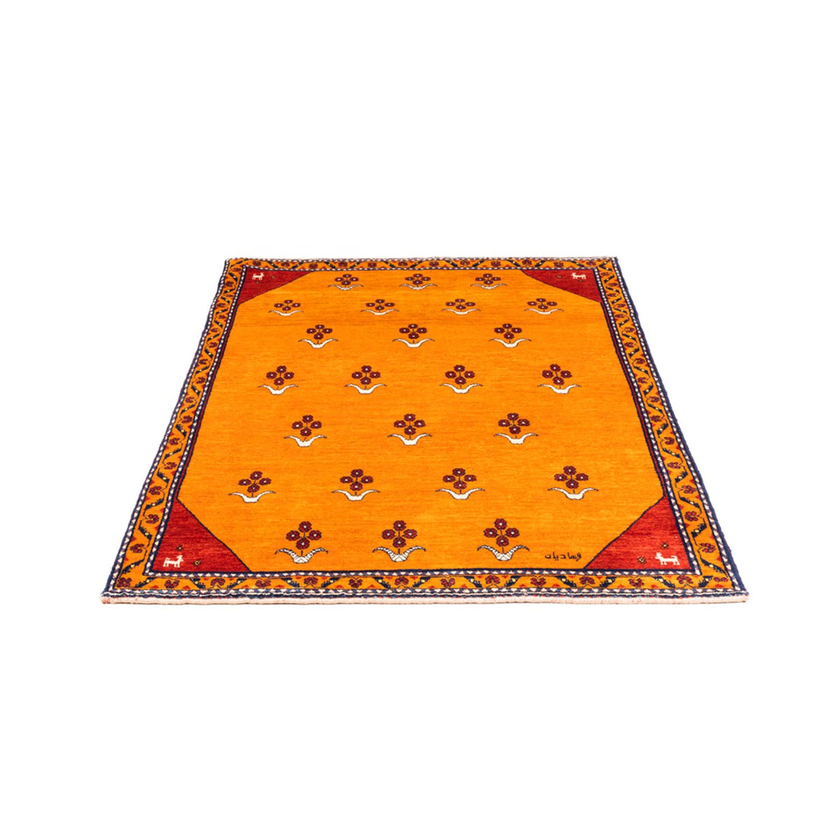 Gabbeh Rug - Perser - 155 x 104 cm - gold