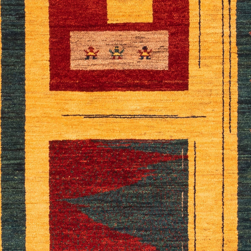 Runner Gabbeh Rug - Perser - 198 x 80 cm - multicolored