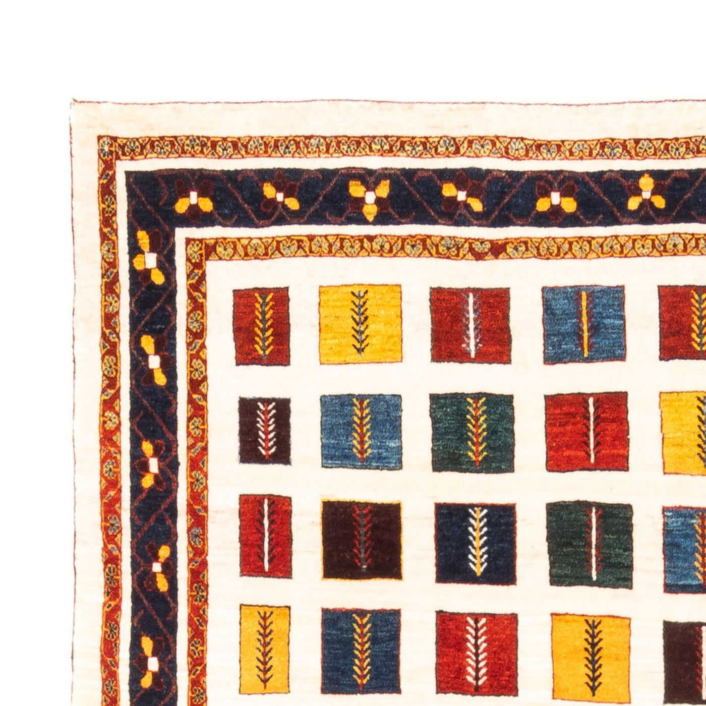 Persian Gabbeh Rug 207x157cm - Perserteppich Wollteppich
