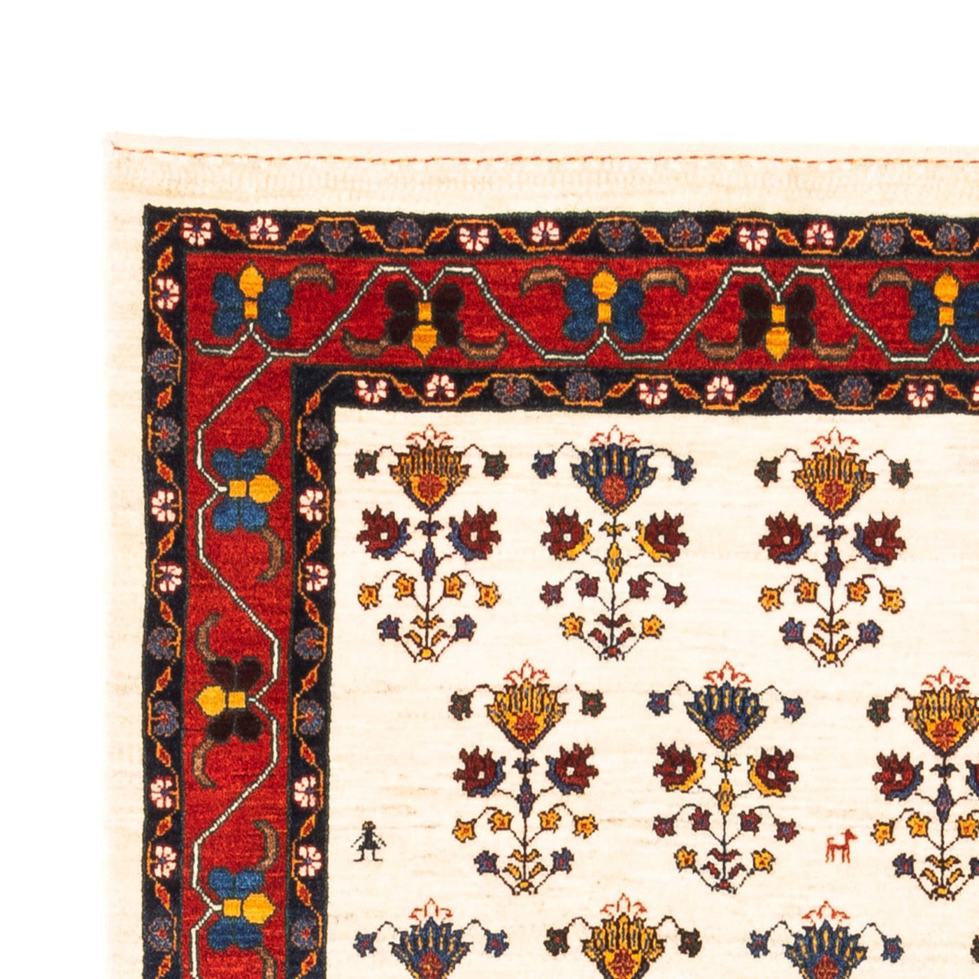 Gabbeh Persian Rug 194x127cm - Perserteppich Wollteppich