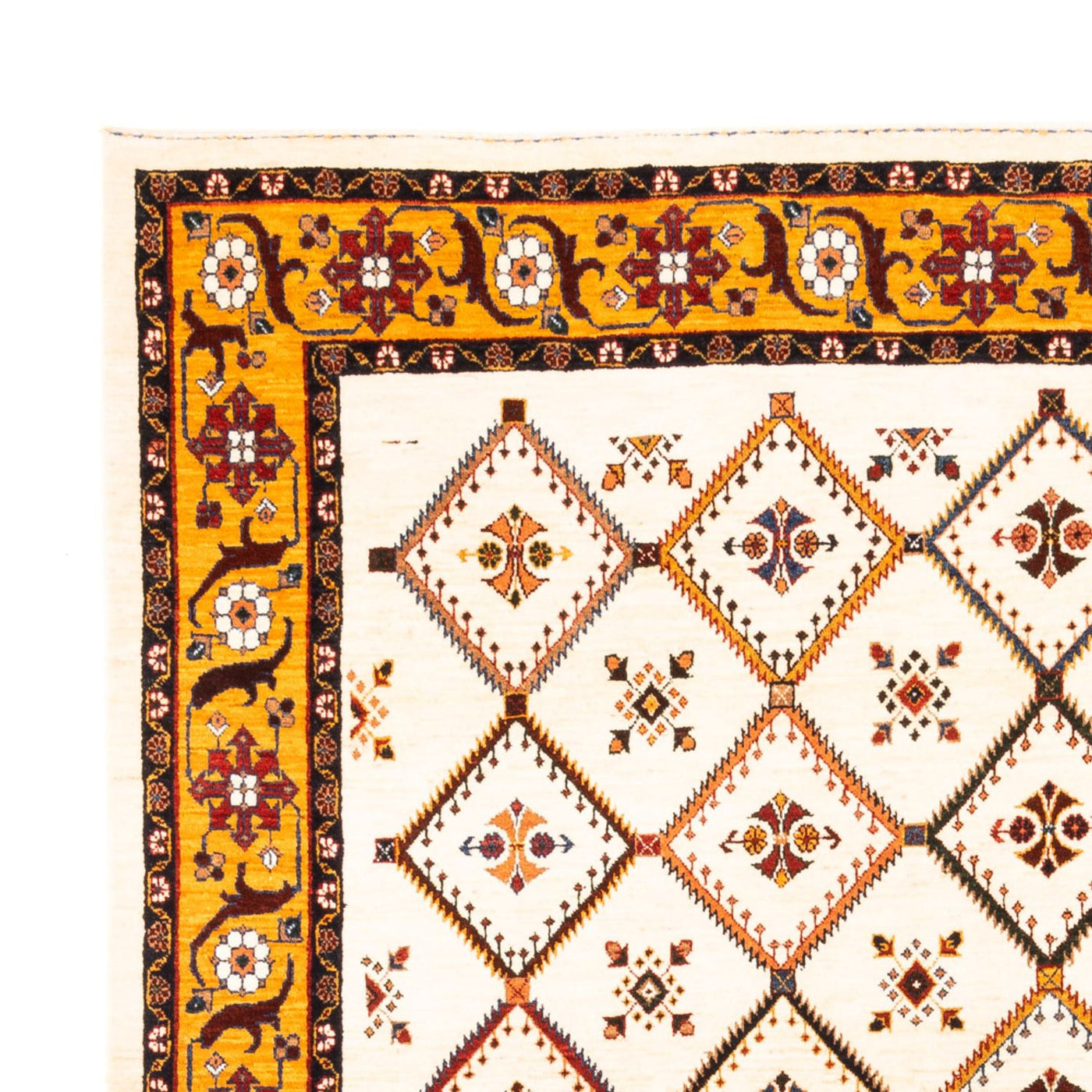 Persian Gabbeh Rug 234x180cm - Perserteppich Wollteppich