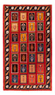 Persian Gabbeh Rug 196x118cm - Perserteppich Wollteppich