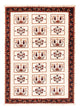 Persian Gabbeh Rug 210x154cm - Perserteppich Wollteppich