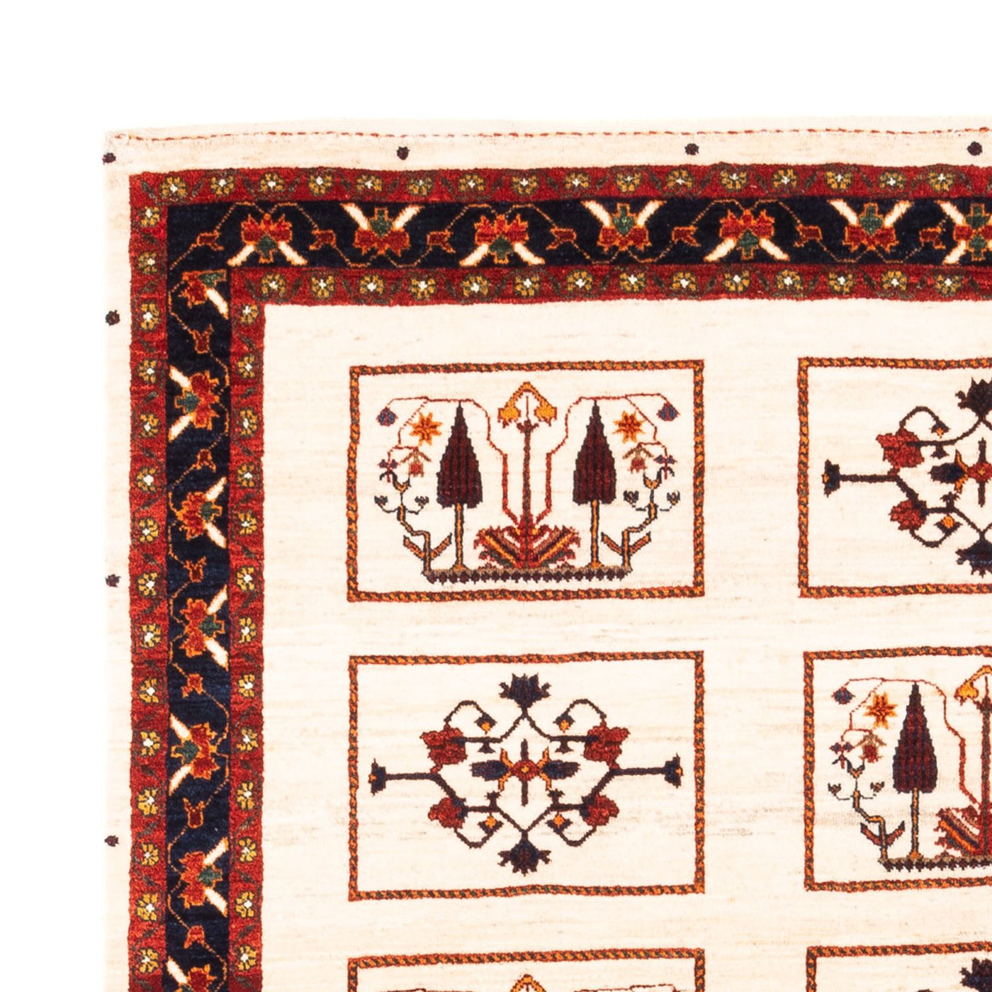 Persian Gabbeh Rug 210x154cm - Perserteppich Wollteppich
