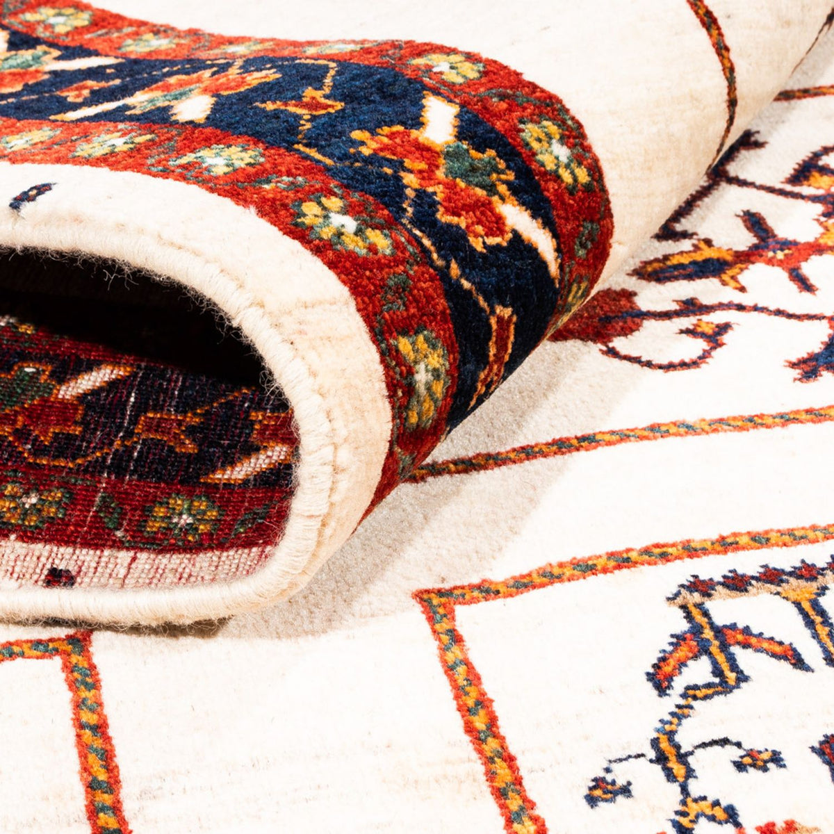 Gabbeh Rug - Perser - 210 x 154 cm - cream