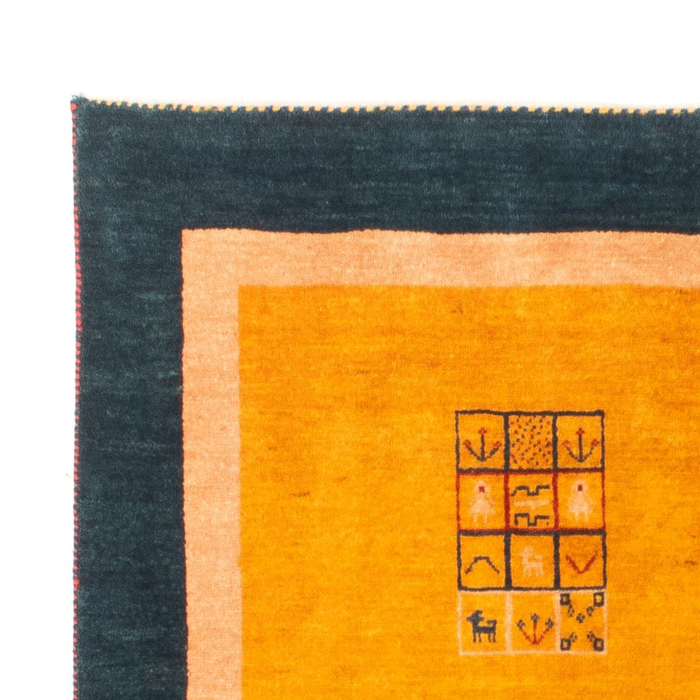 Persian Gabbeh Rug 155x108cm - Perserteppich Wollteppich