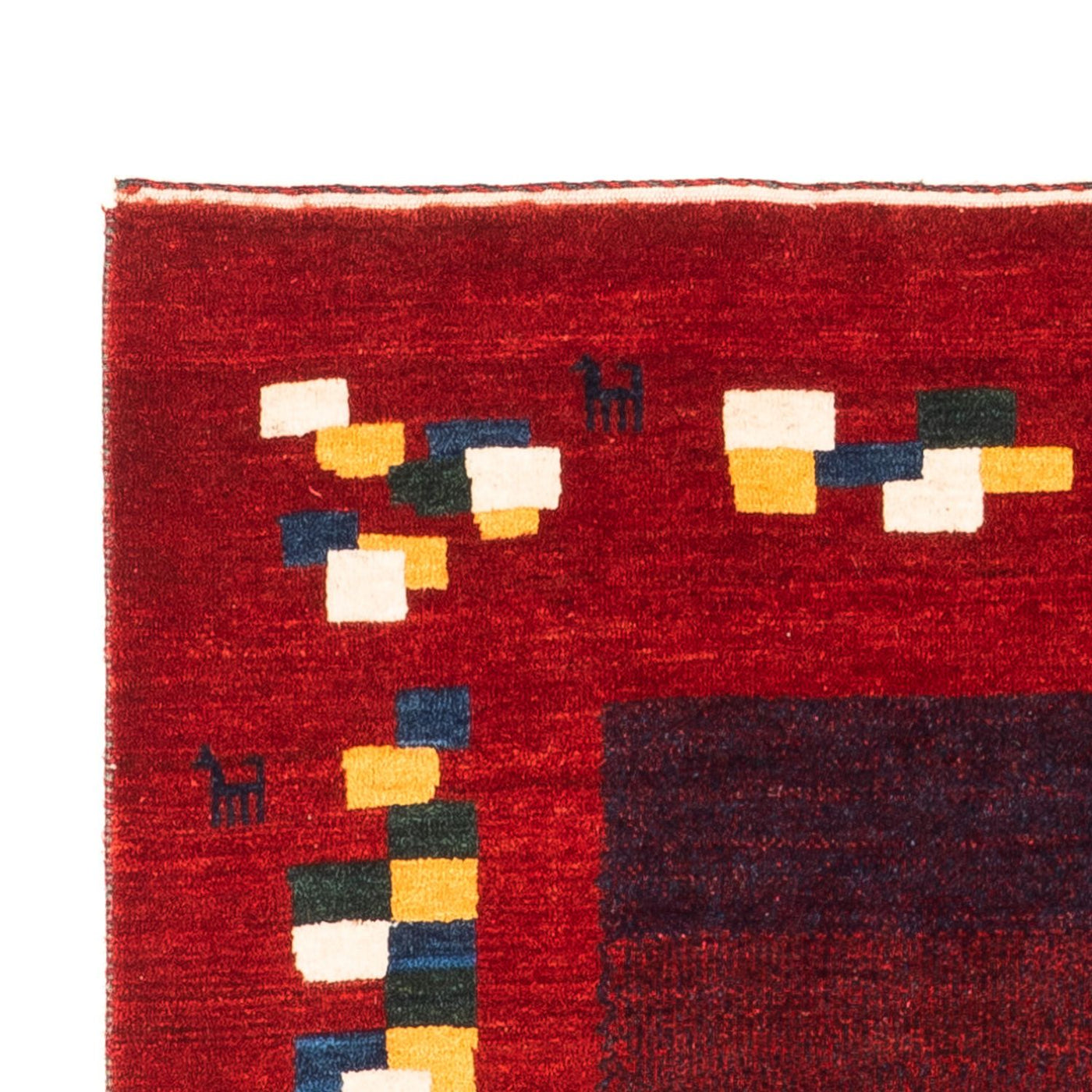 Persian Gabbeh Rug 200x85cm - Perserteppich Wollteppich