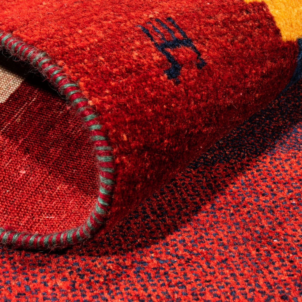 Runner Gabbeh Rug - Perser - 200 x 85 cm - red