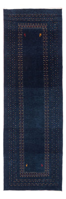 Runner Gabbeh Rug - Perser - 245 x 83 cm - dark blue
