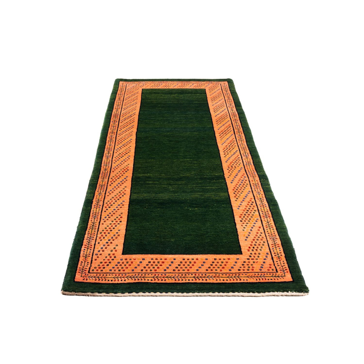 Runner Gabbeh Rug - Perser - 232 x 85 cm - dark blue