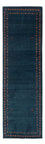 Runner Gabbeh Rug - Perser - 251 x 80 cm - dark blue