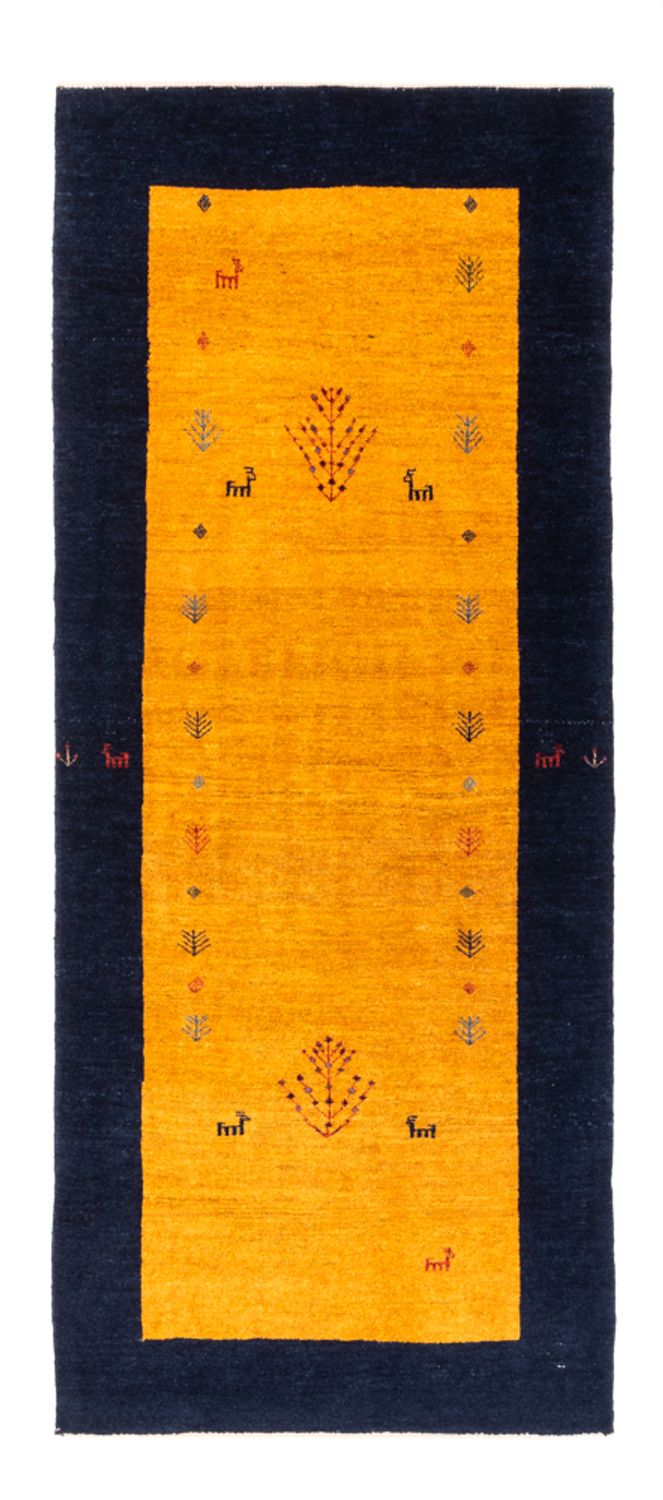 Runner Gabbeh Rug - Perser - 188 x 82 cm - gold