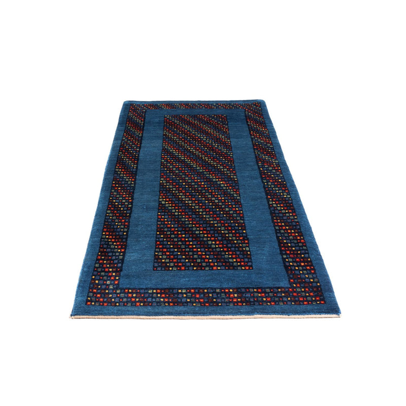 Runner Gabbeh Rug - Perser - 196 x 82 cm - blue