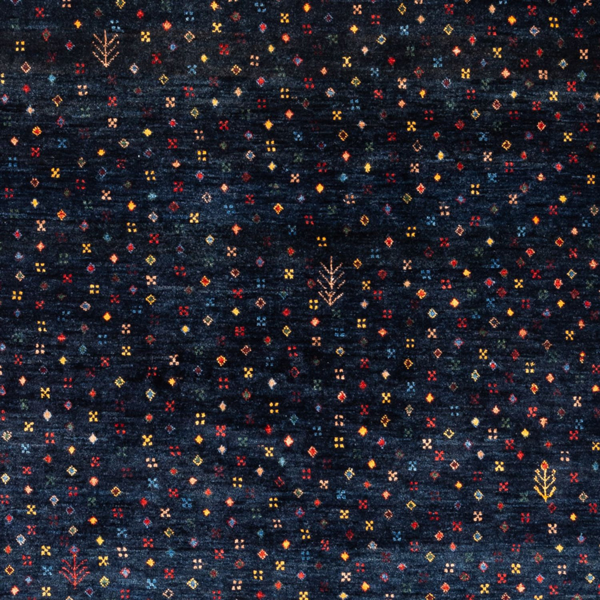 Gabbeh Rug - Perser - 201 x 152 cm - dark blue