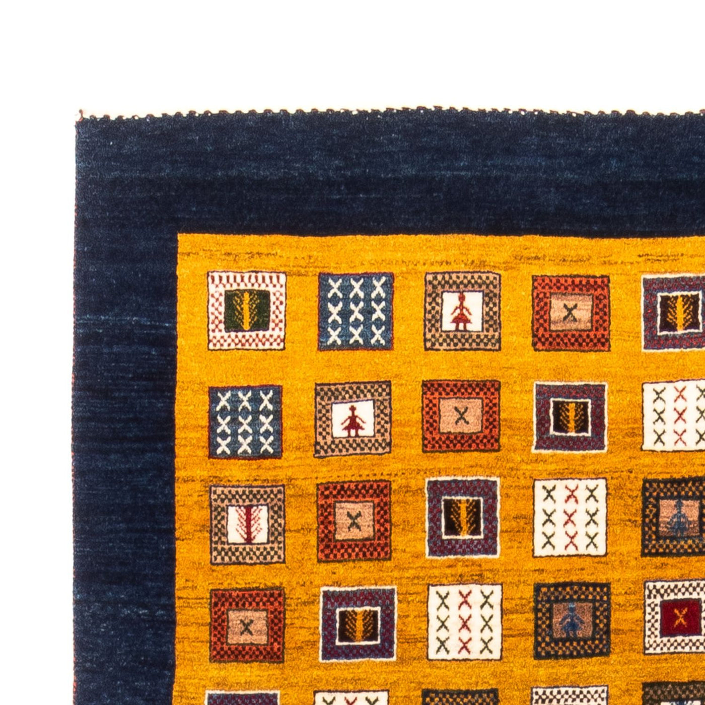 Persian Gabbeh Rug 195x150cm - Perserteppich Wollteppich