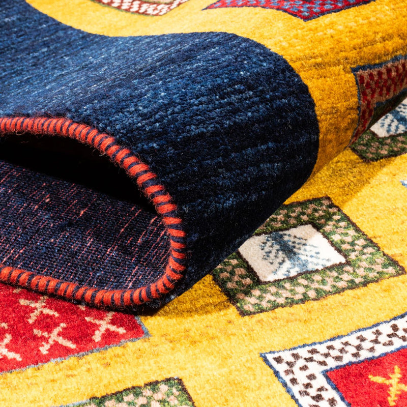 Gabbeh Rug - Perser - 195 x 150 cm - gold