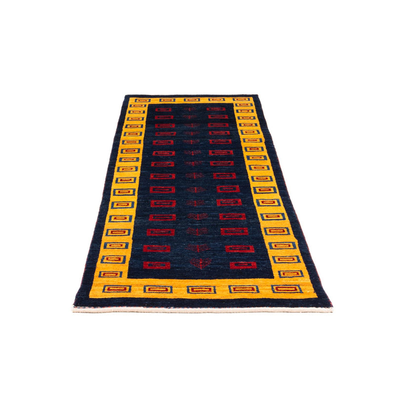 Runner Gabbeh Rug - Perser - 200 x 82 cm - dark blue