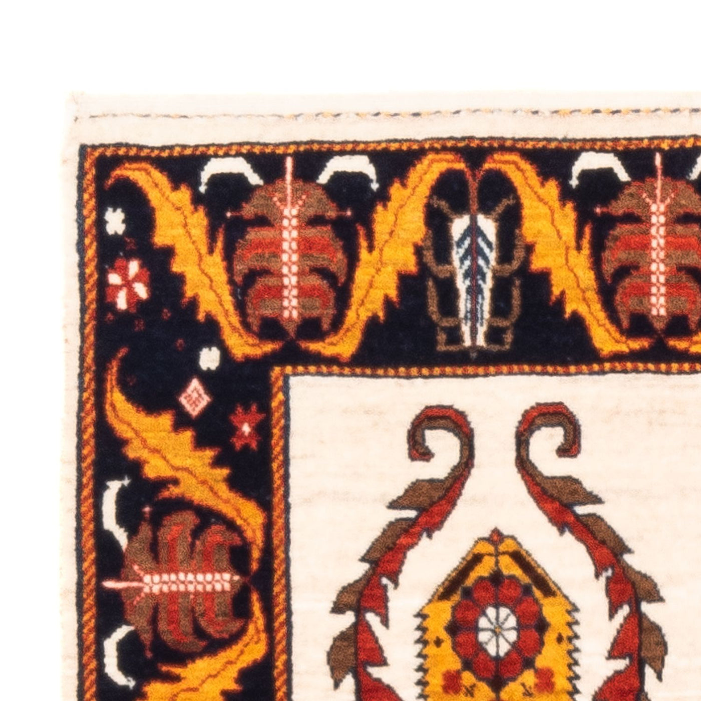 Gabbeh Persian Rug 126x86cm - Perserteppich Wollteppich