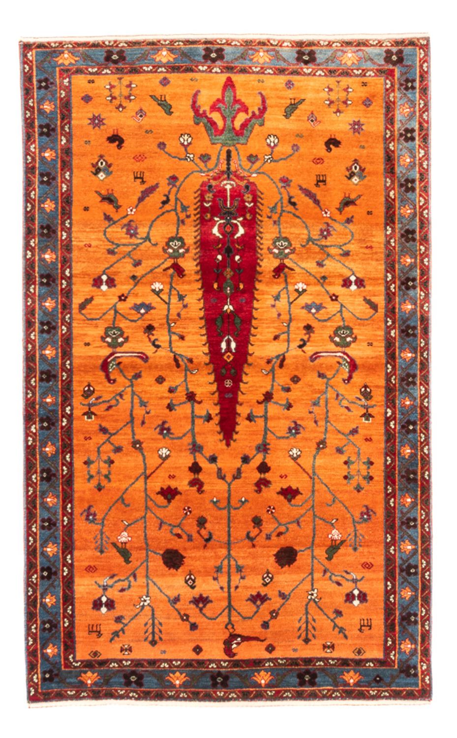 Gabbeh Rug - Perser - 155 x 100 cm - gold