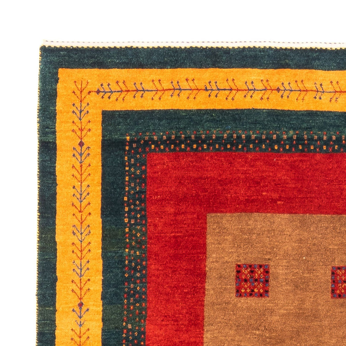 Persian Gabbeh Rug 155x197cm - Perserteppich Wollteppich