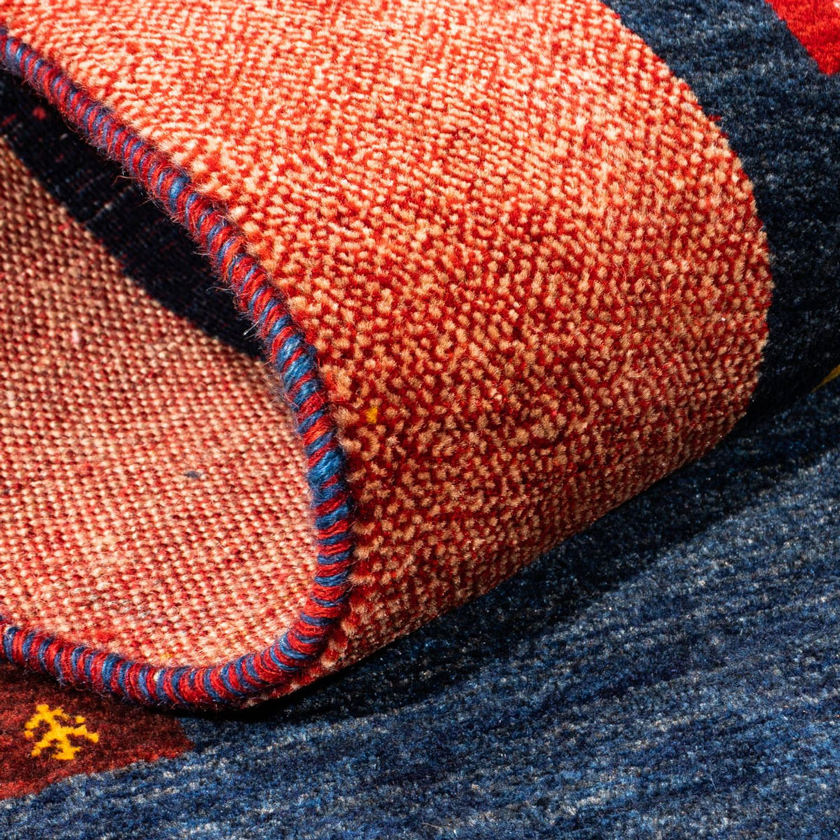 Runner Gabbeh Rug - Perser - 236 x 85 cm - dark blue