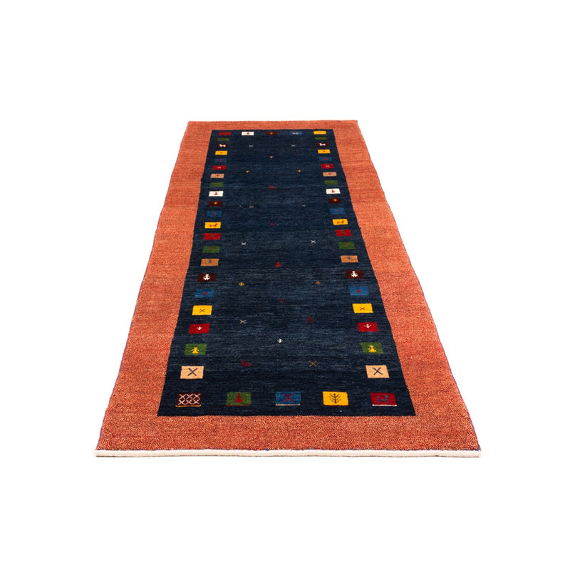 Runner Gabbeh Rug - Perser - 236 x 85 cm - dark blue