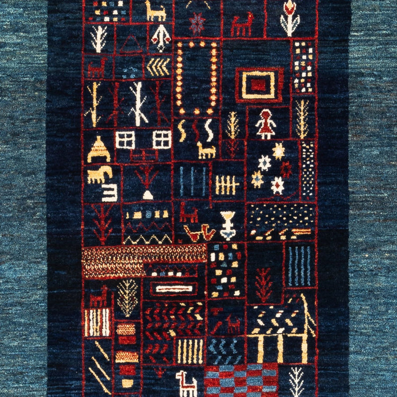 Persian Gabbeh Rug 173x124cm - Perserteppich Wollteppich