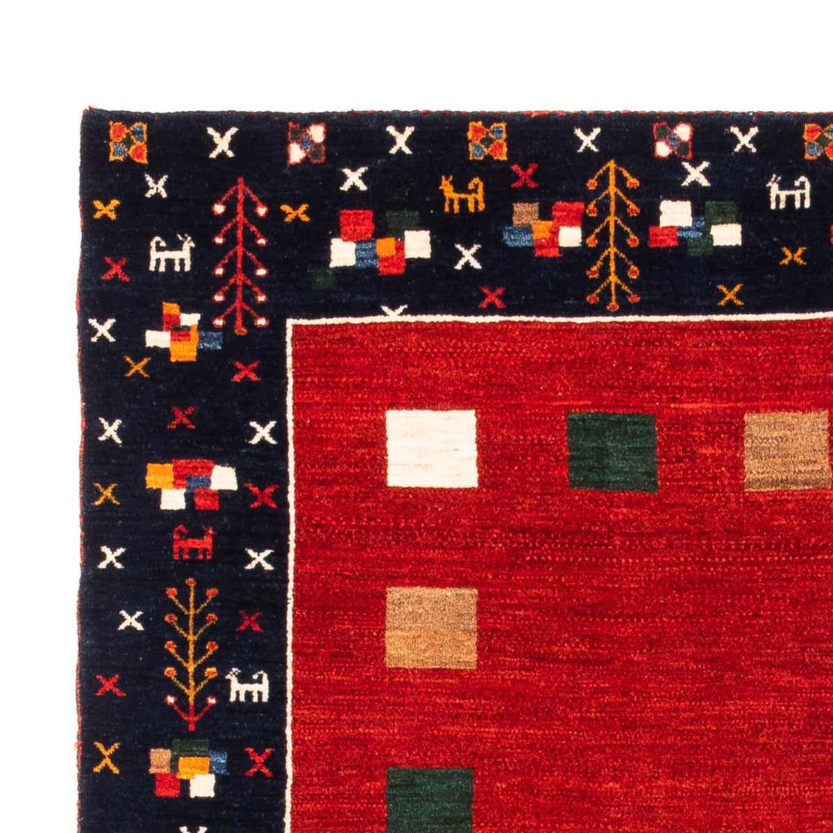 Gabbeh Rug - Perser - 172 x 126 cm - red