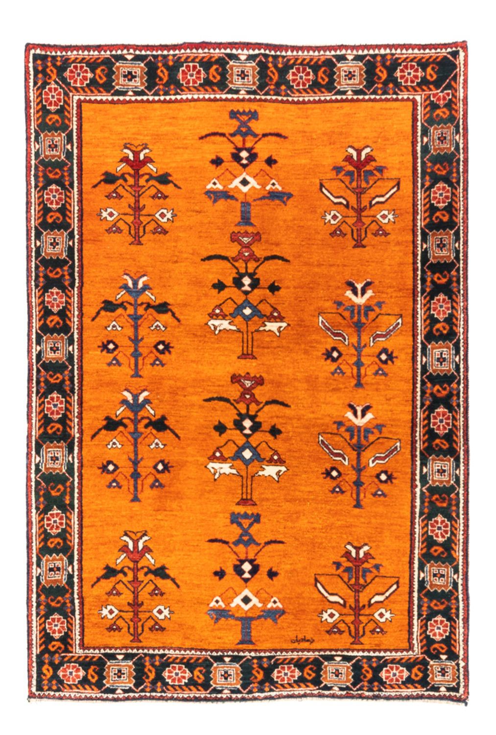 Gabbeh Rug - Perser - 150 x 106 cm - gold